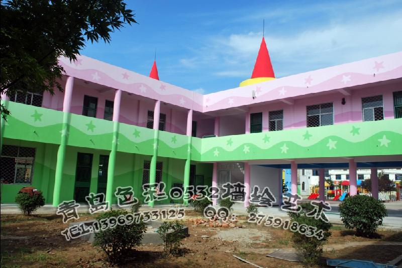 供應青島幼兒園墻繪彩繪