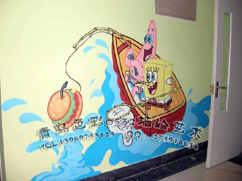 供應青島專業(yè)幼兒園墻繪