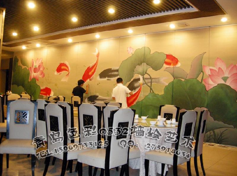 供應(yīng)青島手繪墻畫