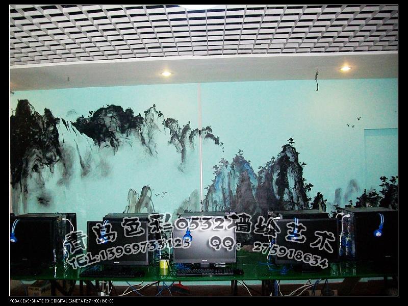 供應(yīng)青島網(wǎng)吧墻繪壁畫