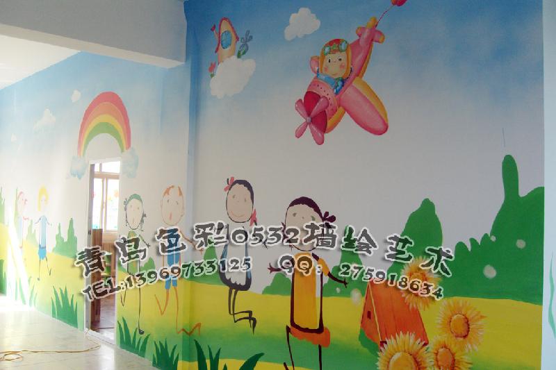 幼兒園墻體彩繪圖片/幼兒園墻體彩繪樣板圖 (3)