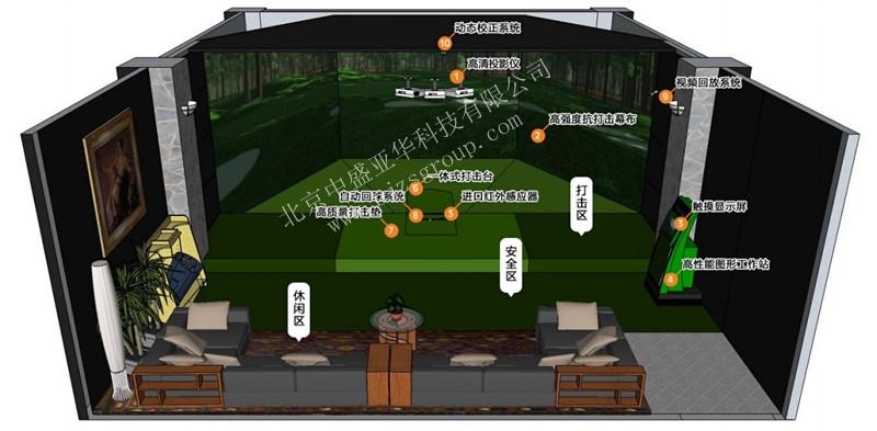 供应安徽3D模拟高尔夫练习器图片