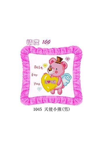 供應(yīng)義烏3D精準(zhǔn)印花十字繡抱枕廠家，*印花平安福珠繡廠家