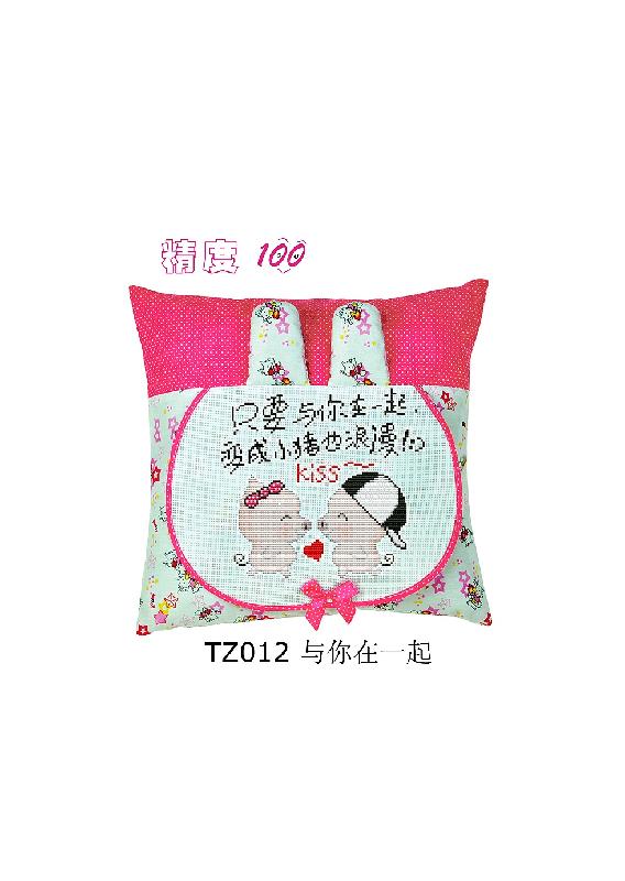 供應(yīng)義烏精準(zhǔn)印花十字繡抱枕廠家，100印花十字繡抱枕批發(fā)