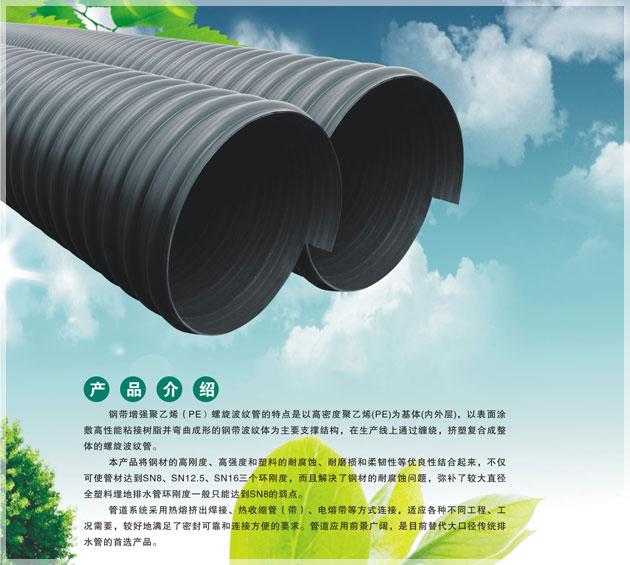 螺旋缠绕管※（HDPE)双平壁〖螺旋缠绕管〗※（HDPE)双平壁螺旋图片