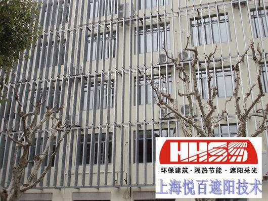 供應上海悅百教學樓戶外遮陽板鋁合金遮陽百葉