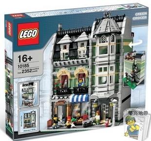 供应乐高 LEGO 10185 绿色杂货店 绝版 瑕疵盒