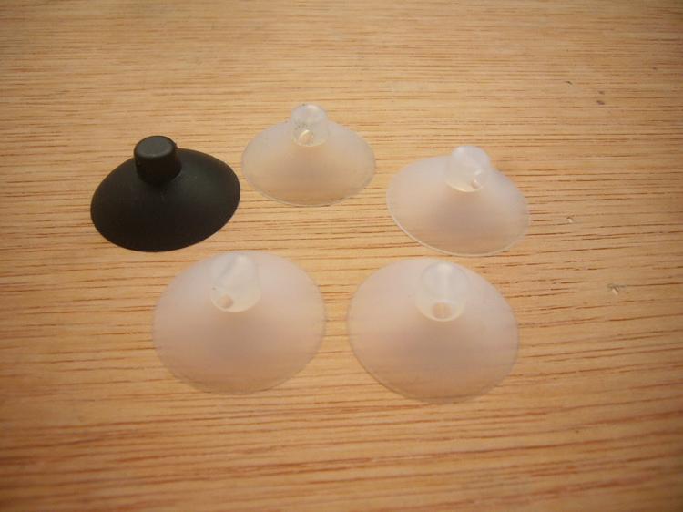 供應(yīng)30mm穿孔硅膠吸盤 玩具吸盤配件