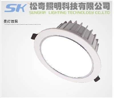 LED室內照明 天花燈 12W筒燈 LED筒燈 節(jié)能燈 報價