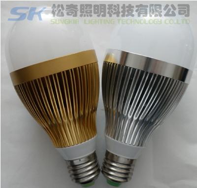 供應(yīng)大功率LED球泡燈 5W室內(nèi)照明LED球泡燈