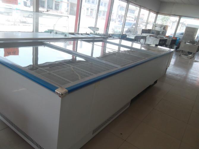 貴州遵義超市冷凍柜 超市冷凍柜風冷島柜遵義是哪有賣海鮮水餃冷凍柜