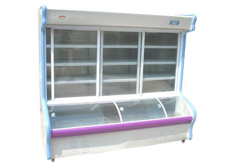 供應(yīng)麻辣燙點菜柜、雙機冷柜加微冷凍、燒烤菜樣展示冷柜、衛(wèi)生環(huán)保