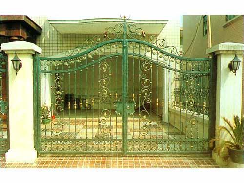 別墅金屬大門圖片/別墅金屬大門樣板圖 (2)