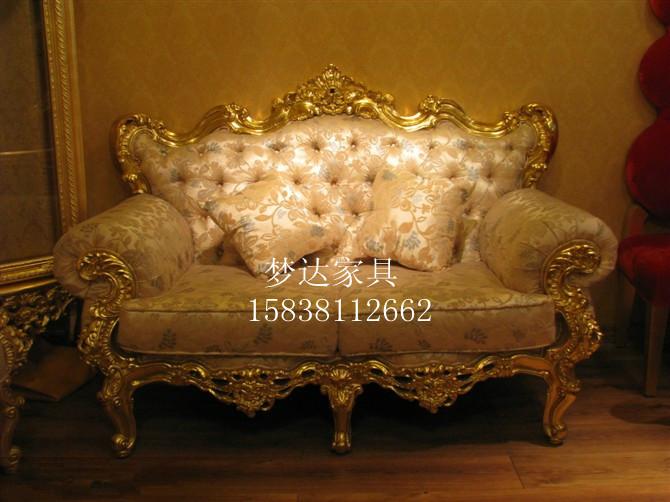 供應夢達皇宮金箔沙發(fā)盡顯奢華典雅、定制歐式沙發(fā)茶幾