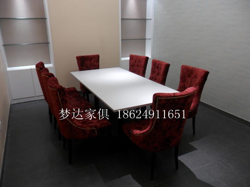 供應(yīng)西餐廳酒店包房歐式椅子，實(shí)木框架-夢(mèng)達(dá)家具