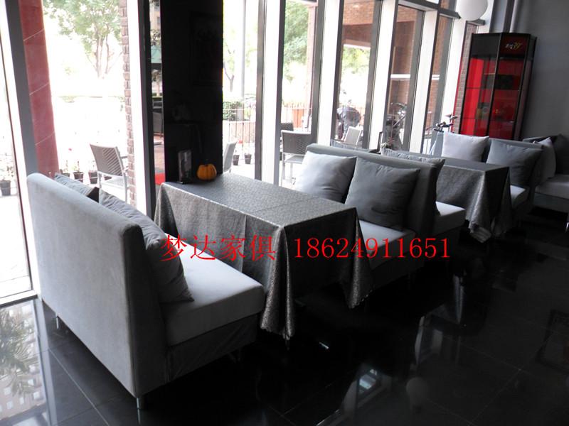 供應(yīng)鄭州咖啡廳沙發(fā)，夢達(dá)家具廠家定制