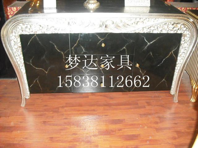 供應(yīng)歐式金銀箔玄關(guān)柜，做工細(xì)致-夢達家具