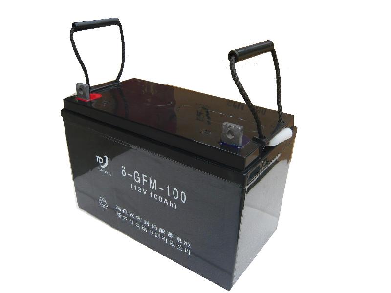 新乡电池厂供应6GFM-100阀控式密封铅酸蓄电池12V100ah