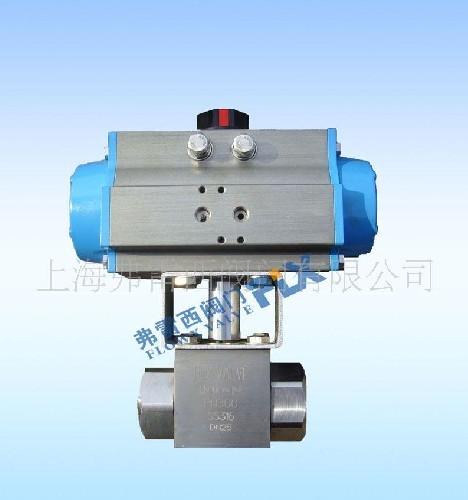 氣動高壓球閥高壓氣二通鍛打氣動球圖片