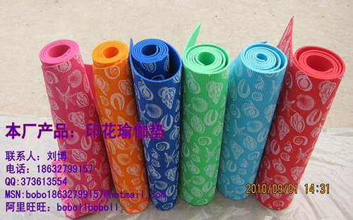 印花瑜伽墊圖片