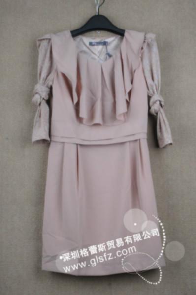 2012年女装新款风衣连衣裙品牌尾货折扣女装批发