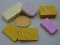 供應(yīng)廚房洗碗用的清潔木漿棉 擦洗去污海綿價格