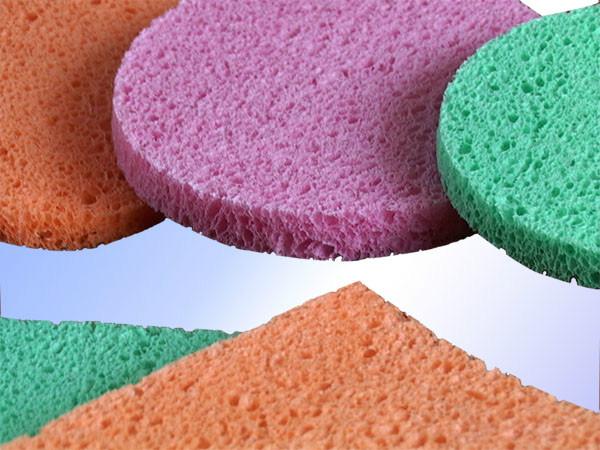 供應(yīng)廚房洗碗用的清潔木漿棉 擦洗去污海綿價格