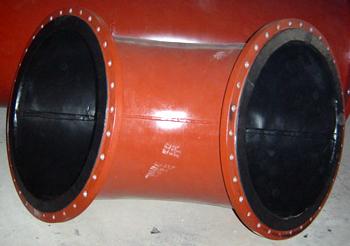 橡膠襯里腐蝕性介質輸送管道圖片