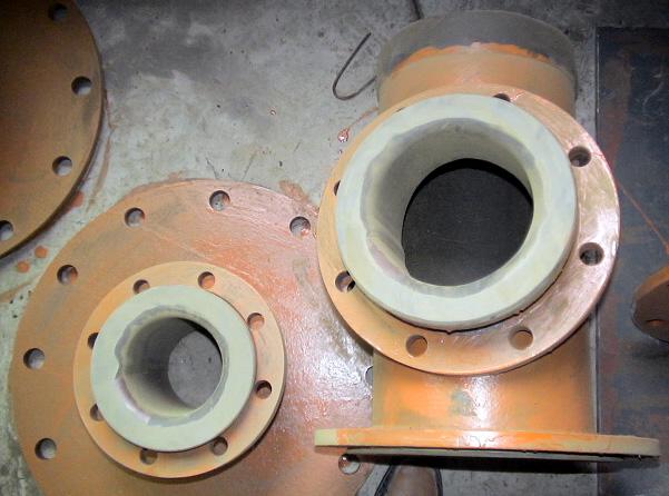 供應(yīng)橡膠防腐襯里煙氣脫硫管道