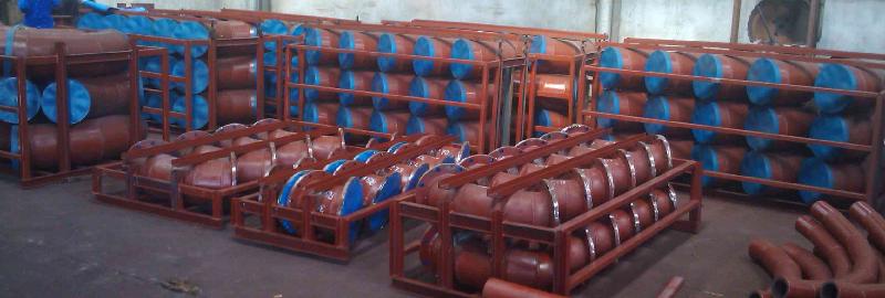 供應(yīng)剛玉陶瓷復(fù)合管-水煤漿輸送行業(yè)*管道