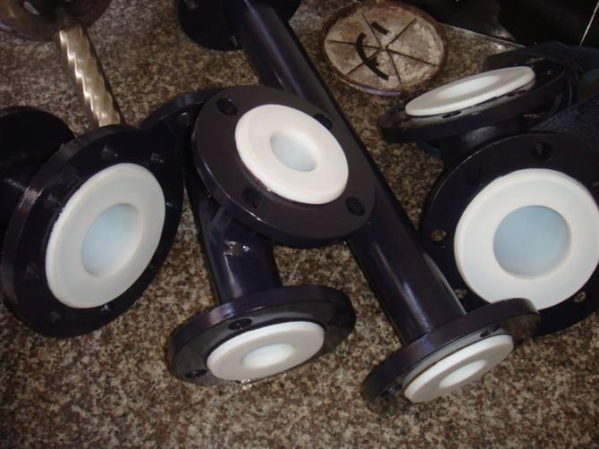 供應(yīng)襯四氟管道-火電鹽水輸送*管道