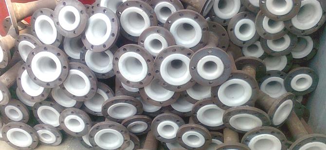 鋼襯塑防腐復(fù)合管道電廠輸送腐蝕性圖片