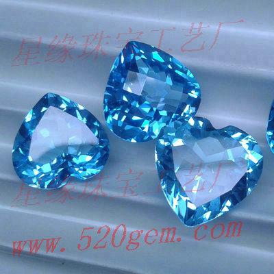 供應(yīng)瑞士藍水晶/瑞士藍水晶寶石批發(fā)商