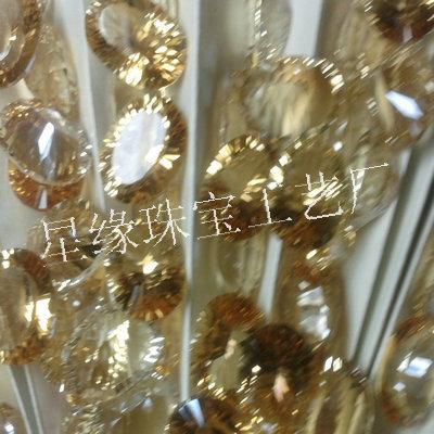 供應(yīng)黃色鍍色水晶價格多少【七彩色鍍色水晶】