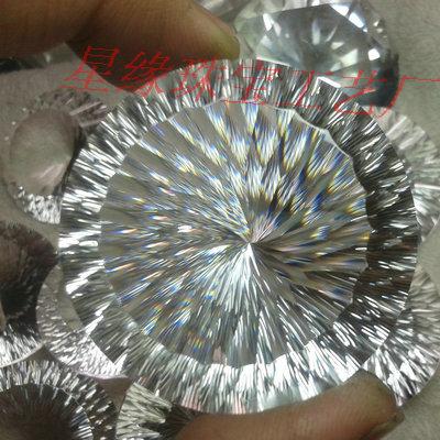 供應(yīng)50mm白水晶千禧石