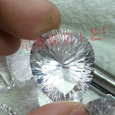 供應(yīng)批發(fā)白水晶成品千禧石