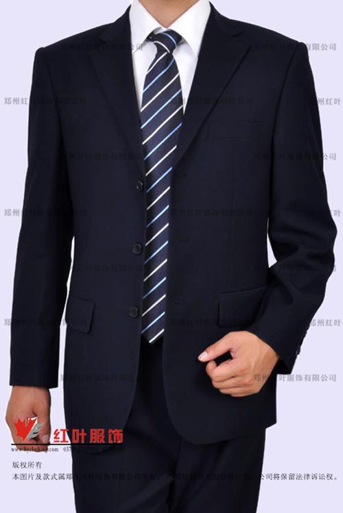 供應(yīng)紅葉男西服定做-鄭州紅葉服飾有限公司