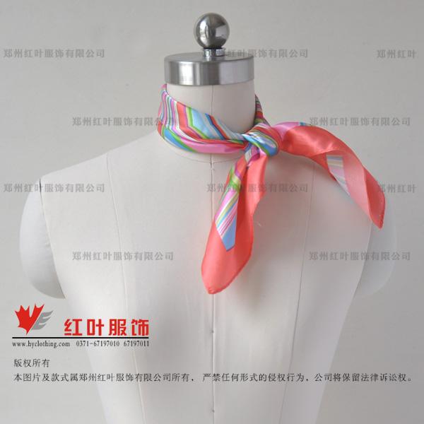 供應(yīng)絲巾定做6-鄭州紅葉服飾