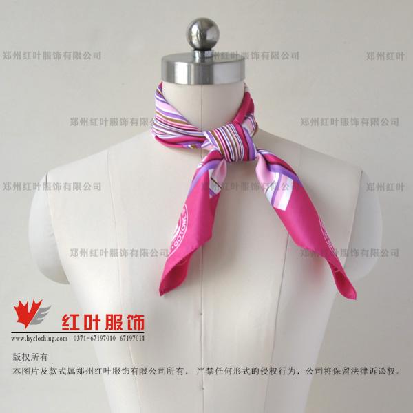 供應(yīng)絲巾定做7-鄭州紅葉服飾