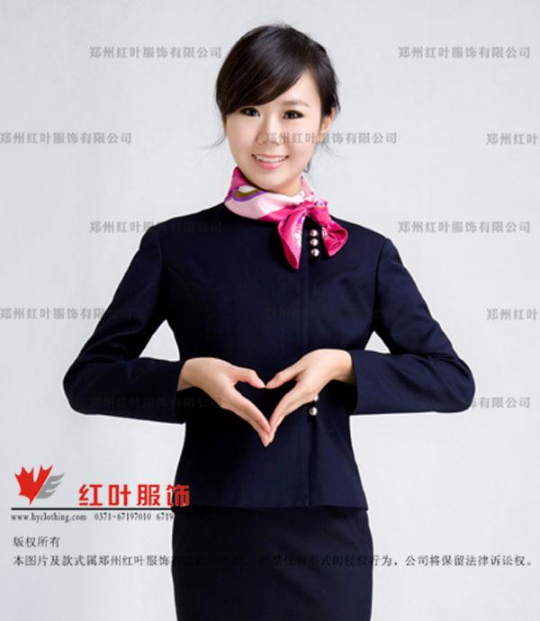 鄭州空姐服定做3-鄭州紅葉服飾圖片
