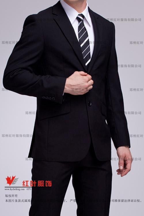 供應(yīng)鄭州男西服定做4-鄭州紅葉服飾