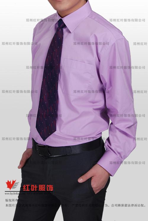 供應(yīng)鄭州男襯衣定做10-鄭州紅葉服飾