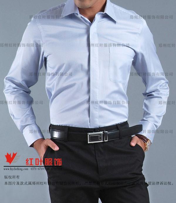 供應(yīng)鄭州男襯衣定做7-鄭州紅葉服飾