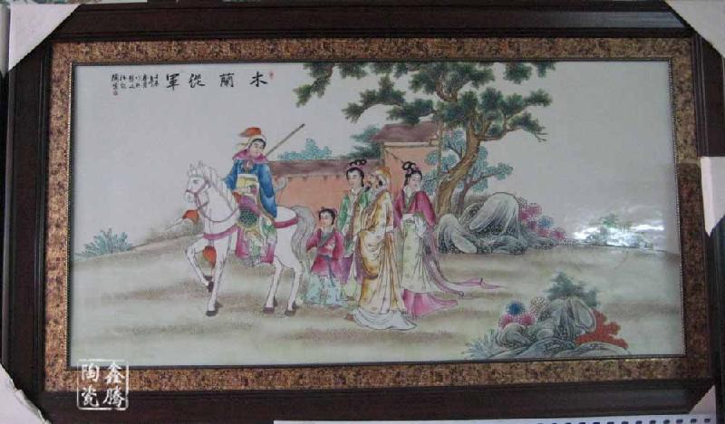 供應(yīng)清明上河圖瓷板畫 青花瓷板畫批發(fā)價(jià)格