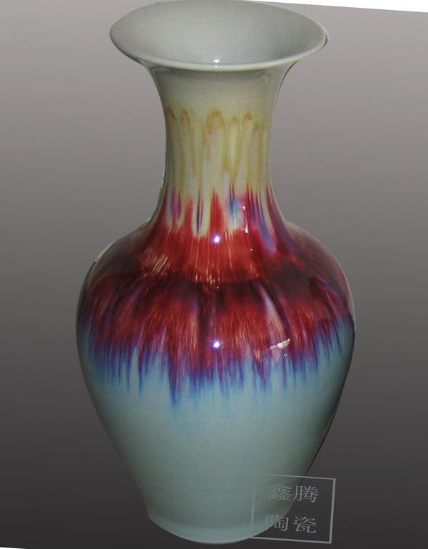 供應(yīng)景德鎮(zhèn)窯變花瓶 陶瓷花瓶