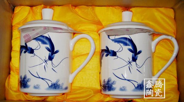 供應(yīng)陶瓷廠家直銷禮品陶瓷對杯