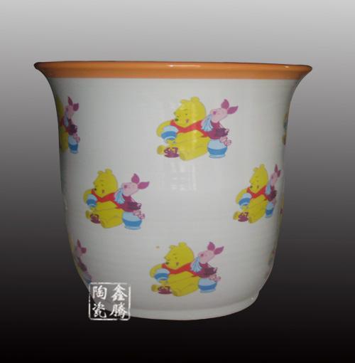 供應(yīng)景德鎮(zhèn)廠家定做手工雕刻魚缸
