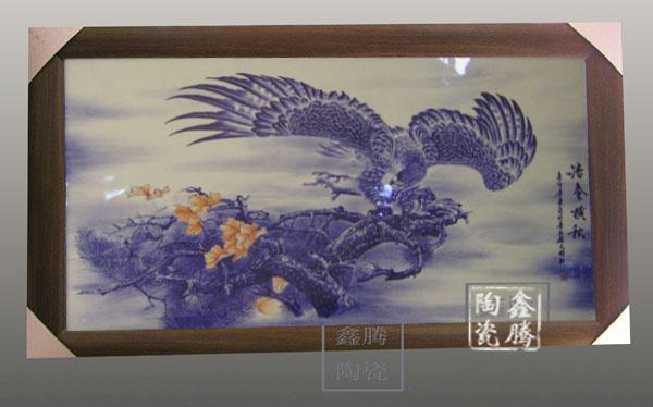 供應(yīng)鑫騰陶瓷廠(chǎng)家制作青花瓷板畫(huà)