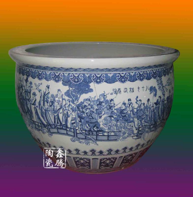 供應(yīng)陶瓷魚缸 喬遷禮品陶瓷魚缸 景德鎮(zhèn)陶瓷魚缸生產(chǎn)商