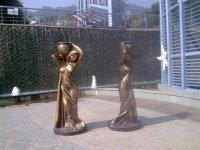 供應(yīng)纖維人像雕塑